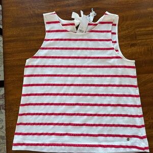 NWT Southern Tide Women's Mirable Stripe Tank XL